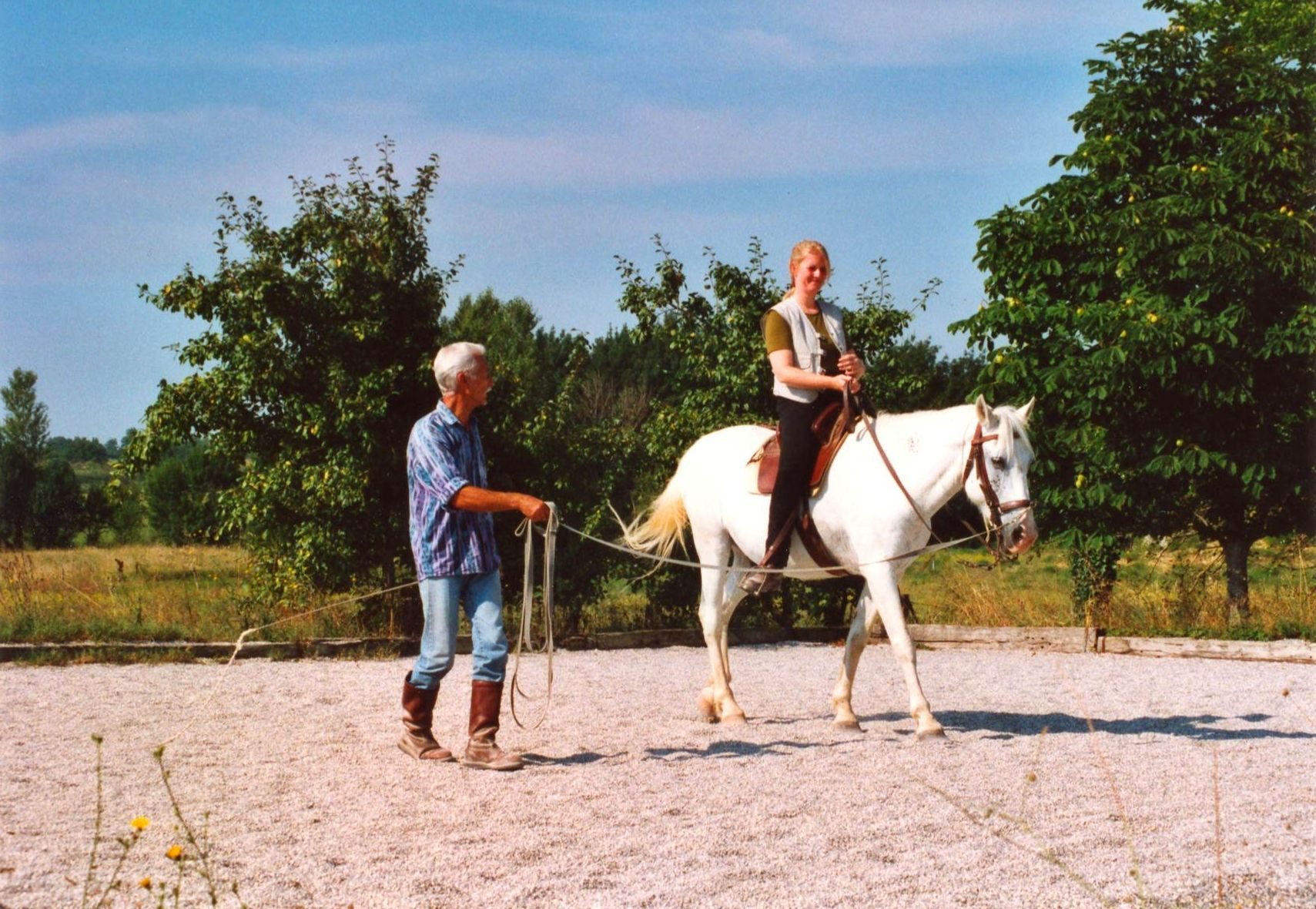 Bei Sadko Solinski 2001 in Frankreich.